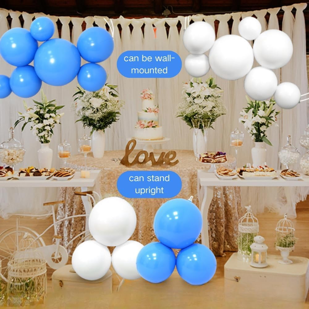 Reusable Balloon Garland Arch Kit,Quick & Easy to Inflate and Set up, Pvc Party Decoration With Elastic Band, with Hidden Valve, Complete Set with Pump, Line & Hooks