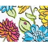 Pack of 1, Vibrant Floral 24" x 417' Gift Wrap Counter Roll For Feminine, Birthday, Mother's Day