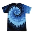 thumbnail image 2 of Colortone Womens Rainbow Tie-Dye Short Sleeve Heavyweight T-Shirt, 2 of 5
