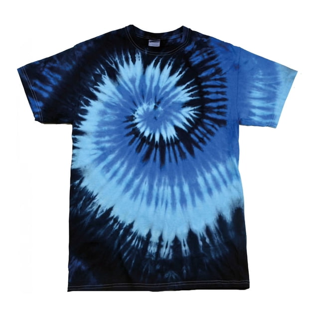 Colortone Womens Rainbow Tie-Dye Short Sleeve Heavyweight T-Shirt