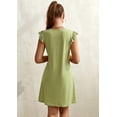thumbnail image 5 of Richie House Summer Dress Sexy Backless Sleeveless Party Elegant Mini Dress Office Attire RHW4088-A-M, 5 of 5