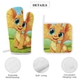 thumbnail image 4 of Cute Dragon Baby Oven And Pot Holders Sets, Heat Resistant Pads Kitchen Decor for Cooking Baking BBQ Grilling, Christmas Kitchen Gifts, 4 of 6