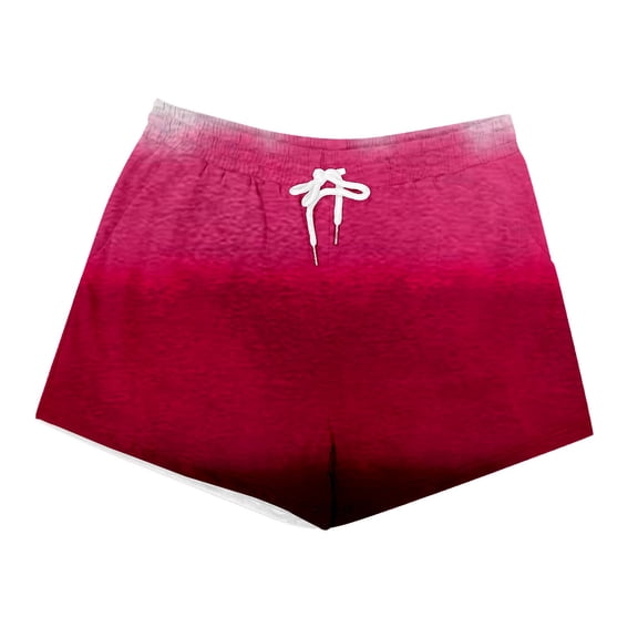 Vedolay Womens High Waisted Shorts Short for Womens Plus Size Leather Shorts Zipper Front Split Leather Skorts,Hot Pink XL