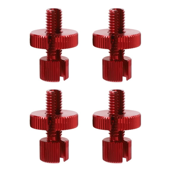 Unique Bargains 4 Pcs M8 Motorcycle Clutch Brake Cable Adjuster Screw Aluminum Alloy Brake Clutch Line Adjusting Bolt for Motorbike Scooter Dirt Bike Red