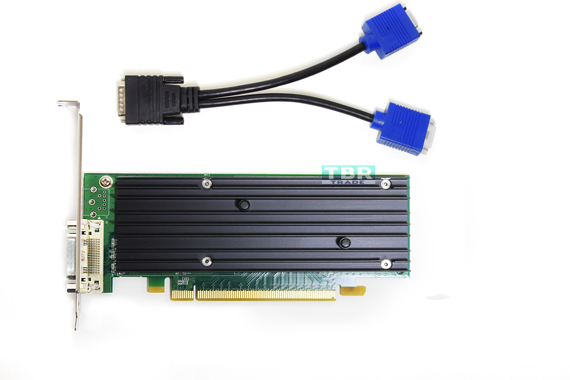 *NEW* NVIDIA Quadro NVS 290 by PNY 256MB DDR2 PCI Express x16 DMS-59 to Dual VGA Profesional Business Graphics Board, VCQ290NVS-PCIEX16-PB - image 1 of 5