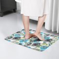 thumbnail image 4 of Pioneer Flower Floral Print Flannel Non Slip Door Rugs,Washable Door Mats Indoor,Decorative Door Mats,Dirt-Resistant and Absorbent Doormat for Entrance,Bedroom,Kitchen,Bathroom,31.5"x17", 4 of 4