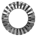 thumbnail image 2 of The Urban Port UPT-226276 28 in. Miroir Mural Flottant Rond avec Cadre Miroir Work&44; Silver, 2 of 5