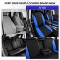 thumbnail image 6 of Road Comforts Car Seat Covers, PolyPro Front Seat Covers Set, Universal Fit Car Seat Protector for Cars Trucks Vans SUVs, Breathable, Easy to Install,Blue Full Set, 6 of 8