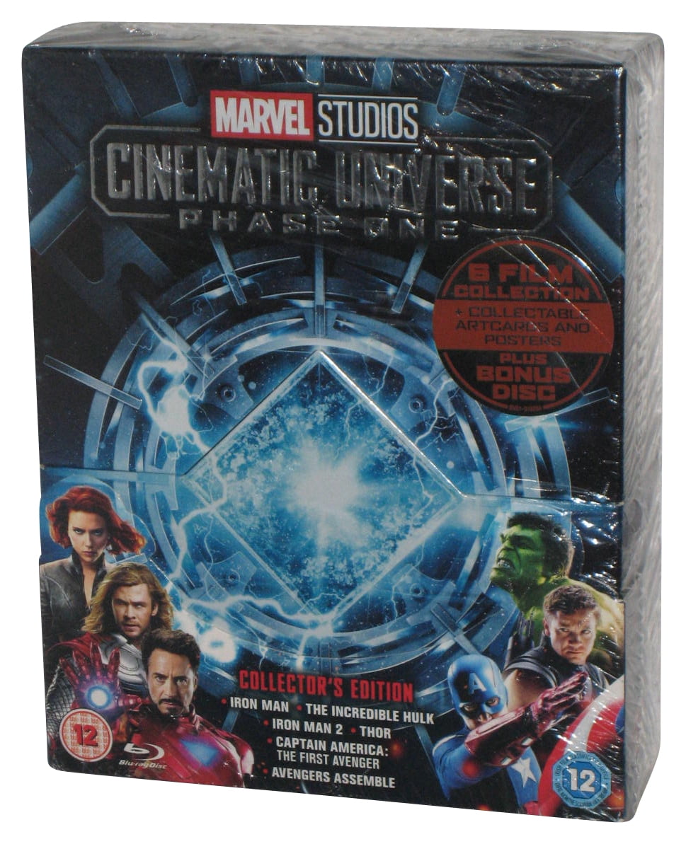 Sodavand bue Stuepige Marvel Studios Cinematic Collection Phase 1 DVD Box Set - Walmart.com