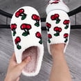 thumbnail image 2 of Mepaouo Halloween Slippers for Women Pumpkin Ghost Face Black Spooky House Slippers for Men, 2 of 6
