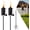 2 Pack, variant on 4 Pack Metal Torch for Outside [Upgraded], 16oz Metal Garden Torches Outdoor Citronella Torches with 4-Prong Grounded Stake, Flame Torch Light for Backyard Patio Pathway Party 61" Tall