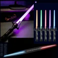 thumbnail image 3 of Telescopic Sword 75cm RGB Light Saber 2 In 1 7-Color/1 Color Lightsaber for 3+ Kids Laser Sword Toy Party Glow Swords Coser Toy, 3 of 10