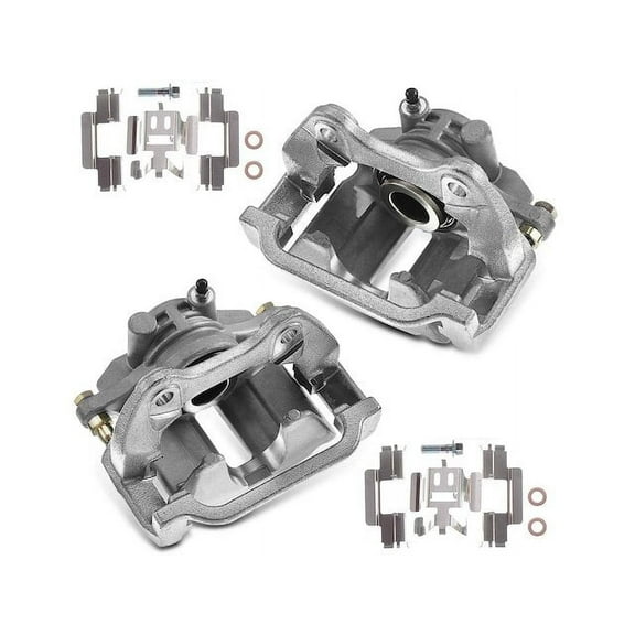 Brake Caliper Set 2 - Compatible with 2003 - 2006 Chevrolet Silverado 1500 - Autopart Premium