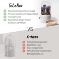 thumbnail image 2 of Organizador de brochas de maquillaje Selanoir giratorio con tapa, color blanco, 2 of 9