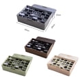 thumbnail image 3 of Closet Underwear Organizer Drawer Divider Solid Color Foldable 30 Cell Storage Box with Lid for Bedroom Vanity Drawer, 3 of 3