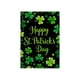 thumbnail image 2 of Decoraciones para el Día de San Patricio, Accesorios para el Día de San Patricio, Regalos para el Día de San Patricio. Bandera de jardín de doble cara con diseño de "Feliz Día de San Patricio", bander, 2 of 6