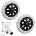 thumbnail image 1 of Ruedas de repuesto suyoo para carrito de compras 2 piezas de EVA 6.3 pulgadas, 1 of 5