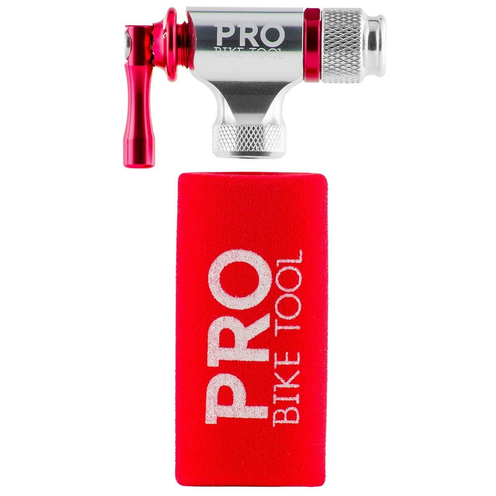 PRO BIKE TOOL CO2 Inflator Quick & Easy Presta and Schrader Valve