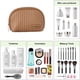 thumbnail image 3 of Bolsa de cosméticos de media luna, bolsa de maquillaje de viaje, bolsa de cosméticos impermeable portátil para niñas y mujeres, 3 of 6