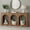 Brown, variant on 70.9-Inch White Console Table, 3-Arched Shelves Narrow Long Storage Sofa Table For Foyer, Hallway, Living Room & Behind Couch (White)