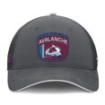thumbnail image 2 of Men's Fanatics Gray Colorado Avalanche Authentic Pro Home Ice Trucker Adjustable Hat, 2 of 5
