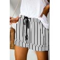 thumbnail image 3 of onlypuff Womens Shorts Comfy Drawstring Elastic Waist Summer Shorts with Pockets Casual Pants-week, 3 of 4