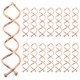 thumbnail image 1 of EeaseMX 20 piezas espiral Bobby Hair Screw Hair Clip Mini Clip para peinado DIY (oro rosa), 1 of 8