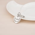 thumbnail image 2 of Anavia Stainless Steel Metal Heart Name - Boarder Birthday Holiday Christmas Engraved Dog Cat ID Tag, Silver, 2 of 11