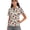 Bird Pine Pattern, variant on Dachshunds Print 1/4 Zip Golf Polo Shirt, Polyester Golf Polo Tops Breathable Soft Polo Shirts for Tennis Outdoor Hiking Size X-Small