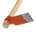 thumbnail image 4 of Single Head Garden Hoe Rake 16" Forged Garden Hoe Tools with Orange Wooden Handle Garden Rakes Shovel, 4 of 6