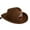 Coffee, variant on EnJoCho Summer Sun Straw 6 Colours Beach Girls Boys Kids Child Western Cowboy Hat 2 To 6Y Cute Beach Sunhat Casual Outdoor Caps