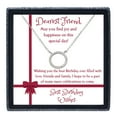thumbnail image 1 of Awkward Styles Birthday Necklace for Friend Daughter Husband Wife Card Message Jewelry Bday Gifts Party BFF From Grandma Grandpa, 1 of 10