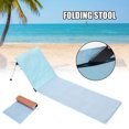 thumbnail image 2 of Chaise Longue de Plage Chaise de Camping Pliante Portable Inclinable, 2 of 8