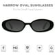 thumbnail image 2 of Gafas de sol mosanana Retro Oval MS52360 para mujer, color negro/tortuga, 2 of 7