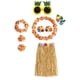 thumbnail image 1 of Accesorios de disfraz Salvador falda hawaiana para festivales de playa Longitud 60 cm, 1 of 10