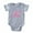 Heather Gray, variant on CafePress - K Pink Initial_Tr - Cute Infant Baby Football Bodysuit