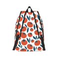 thumbnail image 3 of Daiia Hand Drawn Tomatoes Vintage Canvas Backpack for Men and Women ,Hiking Backpack,Travel Laptop Bag for School,Large Capacity Backpack, 3 of 8