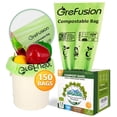thumbnail image 1 of Bolsas de basura compostables GreFusion, 1.2 galones, 150 unidades, 1 of 7