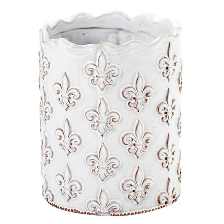 Mud Pie Fleur De Lis Utensil Holder White Mud Pie Fleur De Lis Utensil Holder