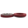 thumbnail image 4 of 10Pcs 4 Inch Nylon Fiber Flap Disc Polishing Grinding Wheel,Scouring Pad Buffing Wheel for Angle Grinder, 4 of 6