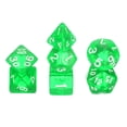 thumbnail image 1 of Polyhedral DND Dice Set, 7 Pcs DND Acrylic Dice for RPG Role Playing Table Games Tabletop Gaming Accessories, Transparent Green, 1 of 6