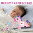 thumbnail image 3 of Baby Musical Toys for 1 Year Old, Infant Newborn Toys for 0 3 6 9 12+ Months for Baby Boy Girl Gifts, Light-Up Tummy Play Time Infant Toys, Pink, 3 of 5