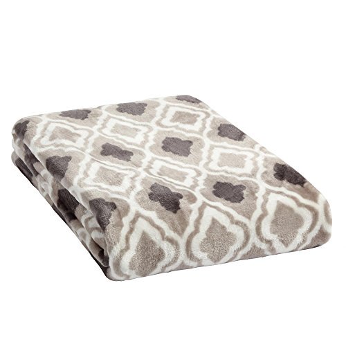 Northpoint Water Color Collection Ethereal Velvet Throw