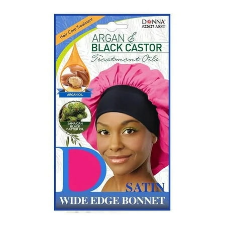 Donna Wide Edge Satin Bonnet #22627