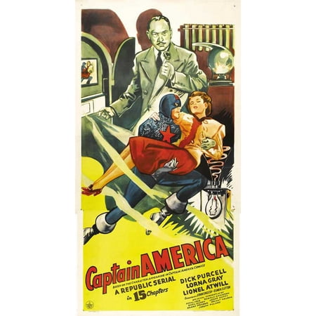 UPC: 0671863446603 | Captain America – movie POSTER (Style B) (27  x 40 ) (1944)