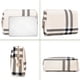 thumbnail image 3 of Bolsa de maquillaje Jessyline, grande, lujosa, de piel vegana, color beige, 3 of 6