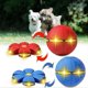 thumbnail image 1 of pelotas voladoras para perros, juguetes para perros pequeños, pelotas voladoras azules y rojas con 3 luces, 1 of 5