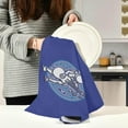 thumbnail image 6 of SKYSONIC Kitchen Dish & Tea Towel Astronaut Playing Guitar Reusable Cloths for Cooking and Drying Dishes for Home Kitchen Cleaning, 28x18in-6 PCS, 6 of 7
