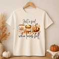 thumbnail image 3 of Just a Girl Who Loves Fall Shirt, Cozy Autumn Pumpkin Coffee Comfort Colors Unisex Graphic Tee - Ivory, 2XL, 3 of 4