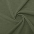 thumbnail image 5 of YTCAMLO Cotton Overalls for Women Beach Boho Casual Ruched Crew Neck Baggy Shorts Rompers with Pockets Stretchy One Piece Jumpsuits, Army Green S, 5 of 6